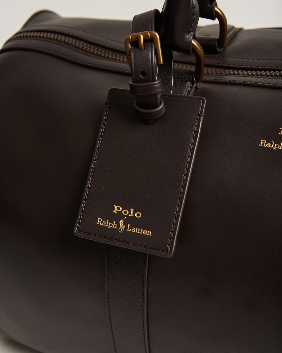 Herre | Polo Ralph Lauren Leather Duffle Bag Dark Brown | Polo Ralph Lauren | Leather Duffle Bag Dark Brown