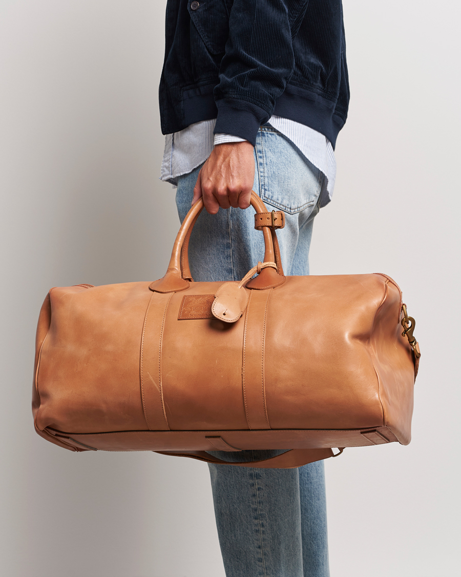 Herre | Weekendtasker | Polo Ralph Lauren | Leather Duffle Bag  Tan