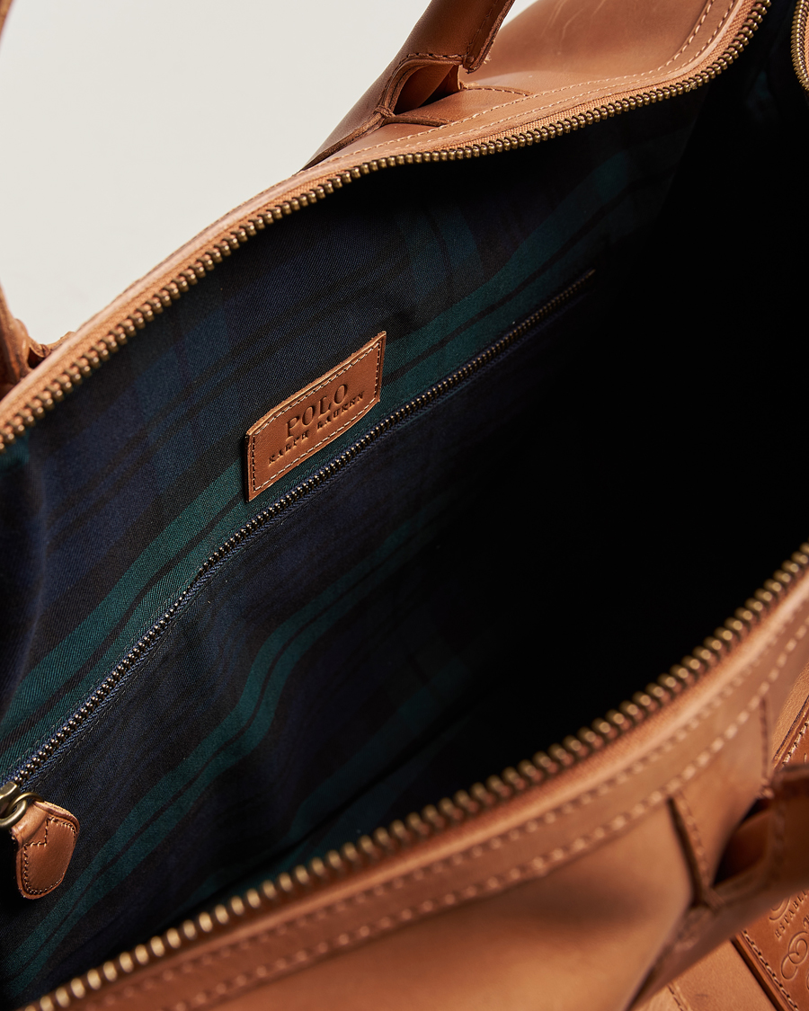 Herre | Polo Ralph Lauren Heritage Leather Dufflebag Tan | Polo Ralph Lauren | Heritage Leather Dufflebag Tan