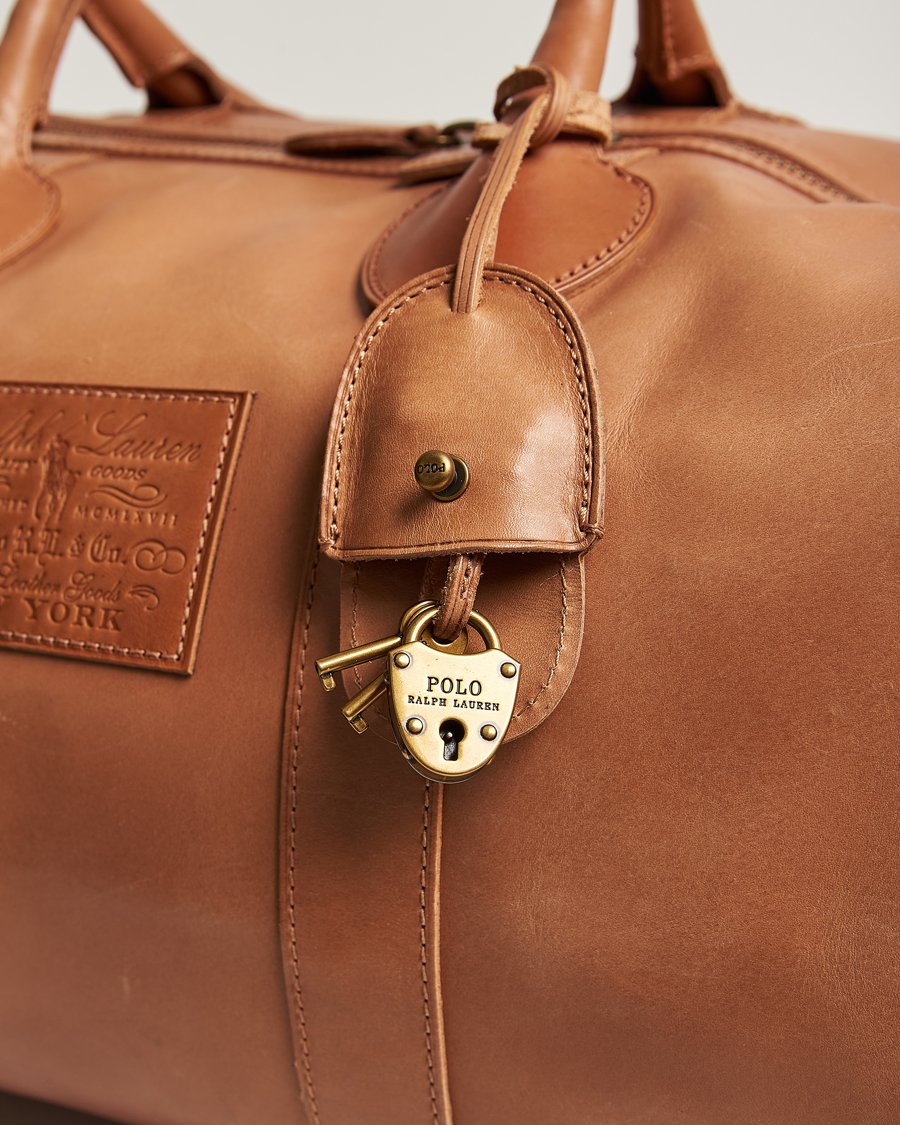 Herre | Polo Ralph Lauren Heritage Leather Dufflebag Tan | Polo Ralph Lauren | Heritage Leather Dufflebag Tan