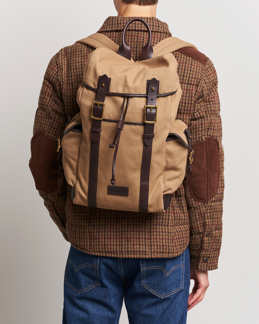 Herre | Polo Ralph Lauren Canvas Backpack Tan | Polo Ralph Lauren | Canvas Backpack Tan