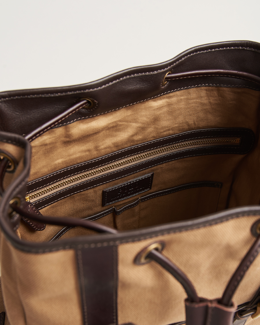Herre | Polo Ralph Lauren Canvas Backpack Tan | Polo Ralph Lauren | Canvas Backpack Tan