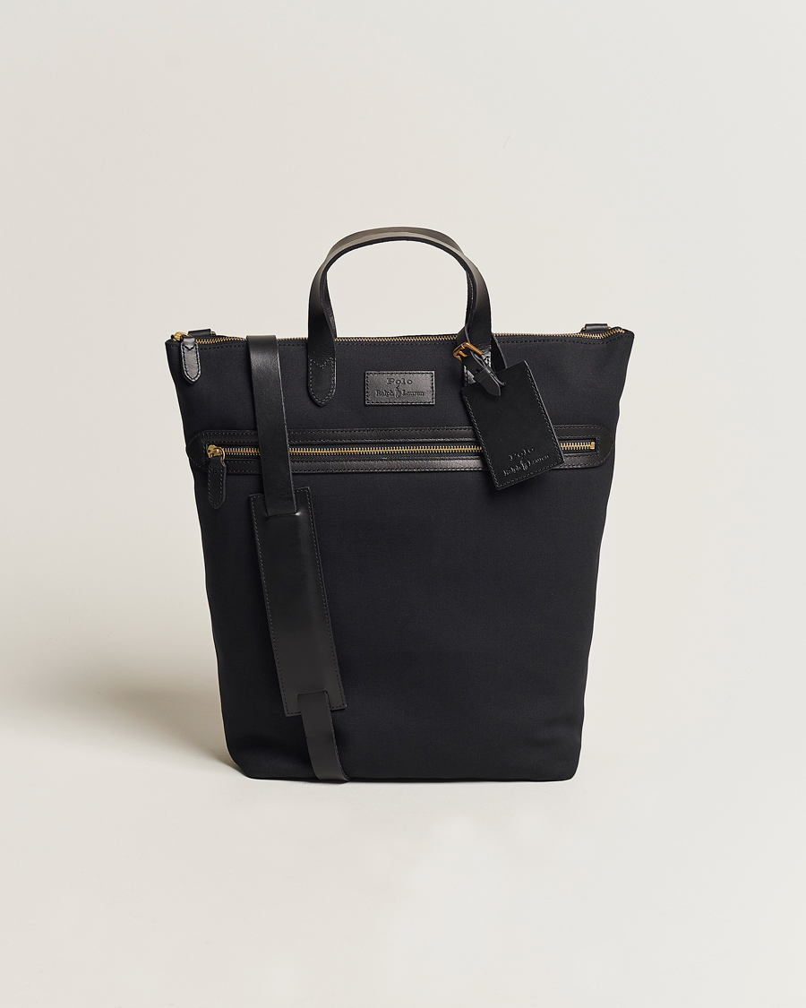 Herre | Polo Ralph Lauren Canvas Totebag Black | Polo Ralph Lauren | Canvas Totebag Black