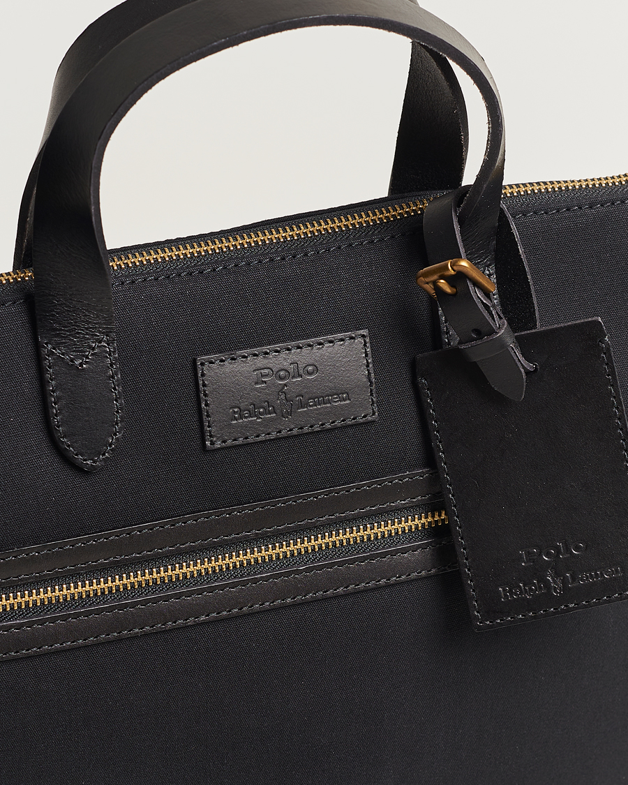 Herre | Polo Ralph Lauren Canvas Totebag Black | Polo Ralph Lauren | Canvas Totebag Black