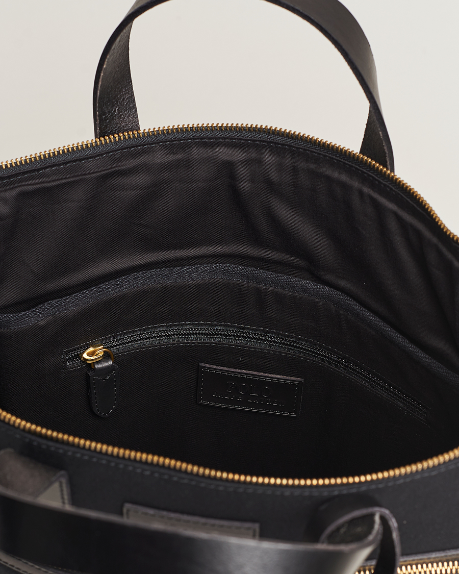 Herre | Polo Ralph Lauren Canvas Totebag Black | Polo Ralph Lauren | Canvas Totebag Black