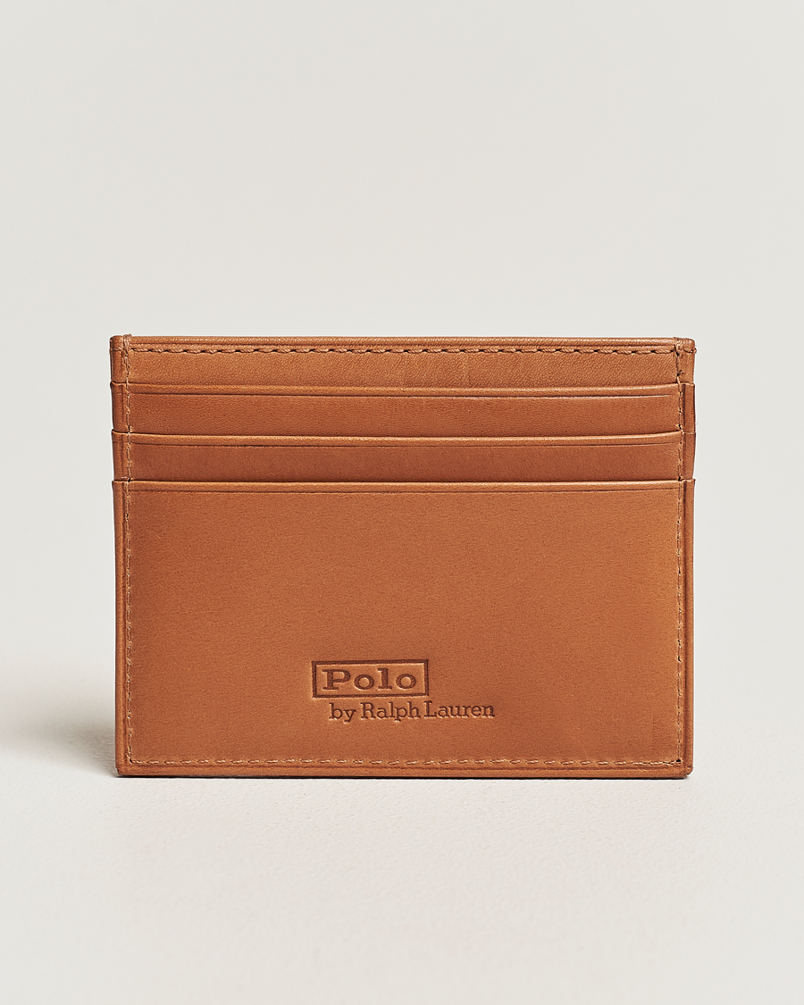 Herre | Punge | Polo Ralph Lauren | Heritage Leather Credit Card Holder Tan