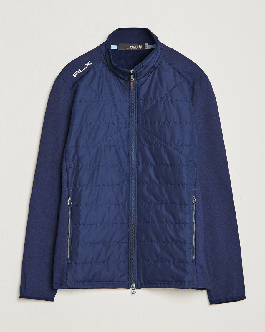 Herre | Trøjer | RLX Ralph Lauren | Performance Wool Full Zip French Navy