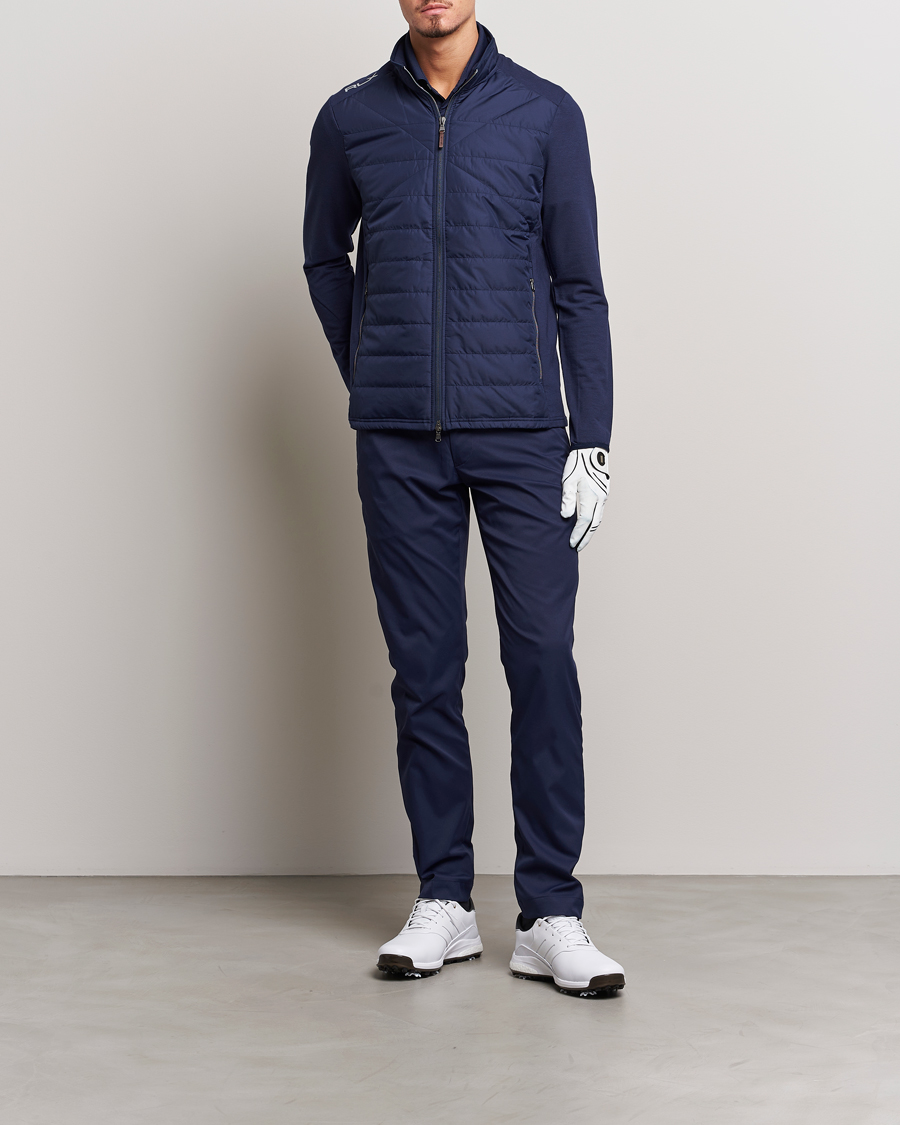 Herre | Trøjer | RLX Ralph Lauren | Performance Wool Full Zip French Navy