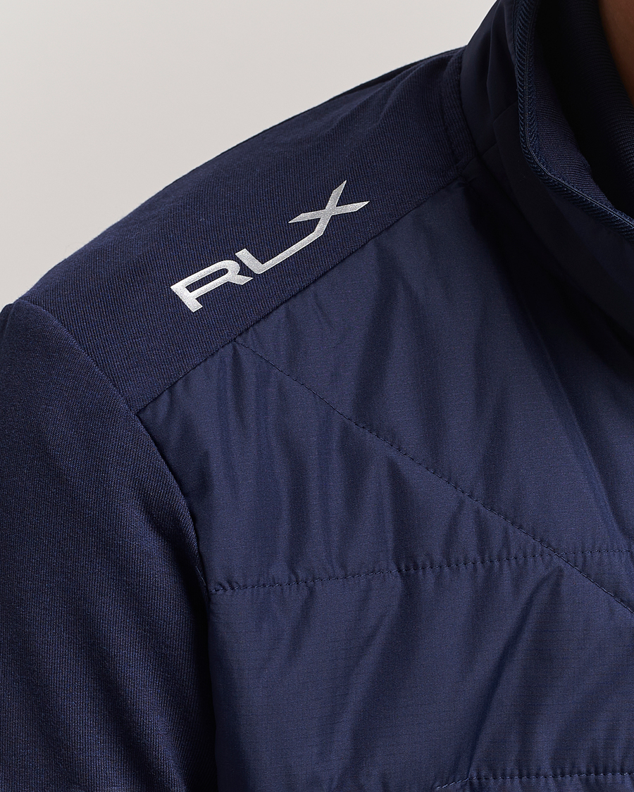 Herre | Trøjer | RLX Ralph Lauren | Performance Wool Full Zip French Navy