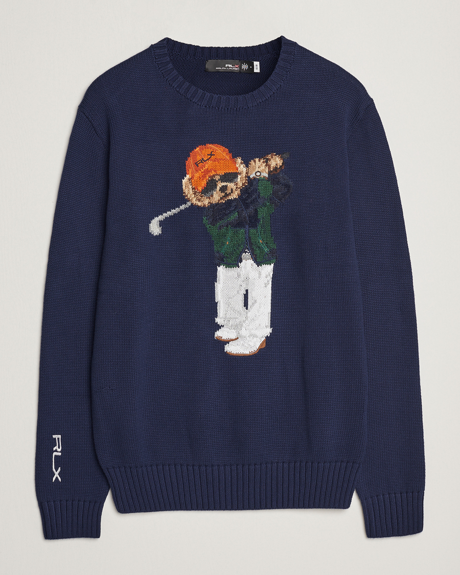 Herre | Trøjer | RLX Ralph Lauren | Golf Bear Sweatshirt French Navy