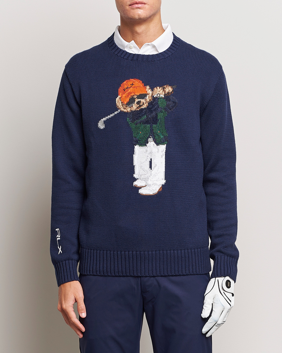 Herre | Trøjer | RLX Ralph Lauren | Golf Bear Sweatshirt French Navy