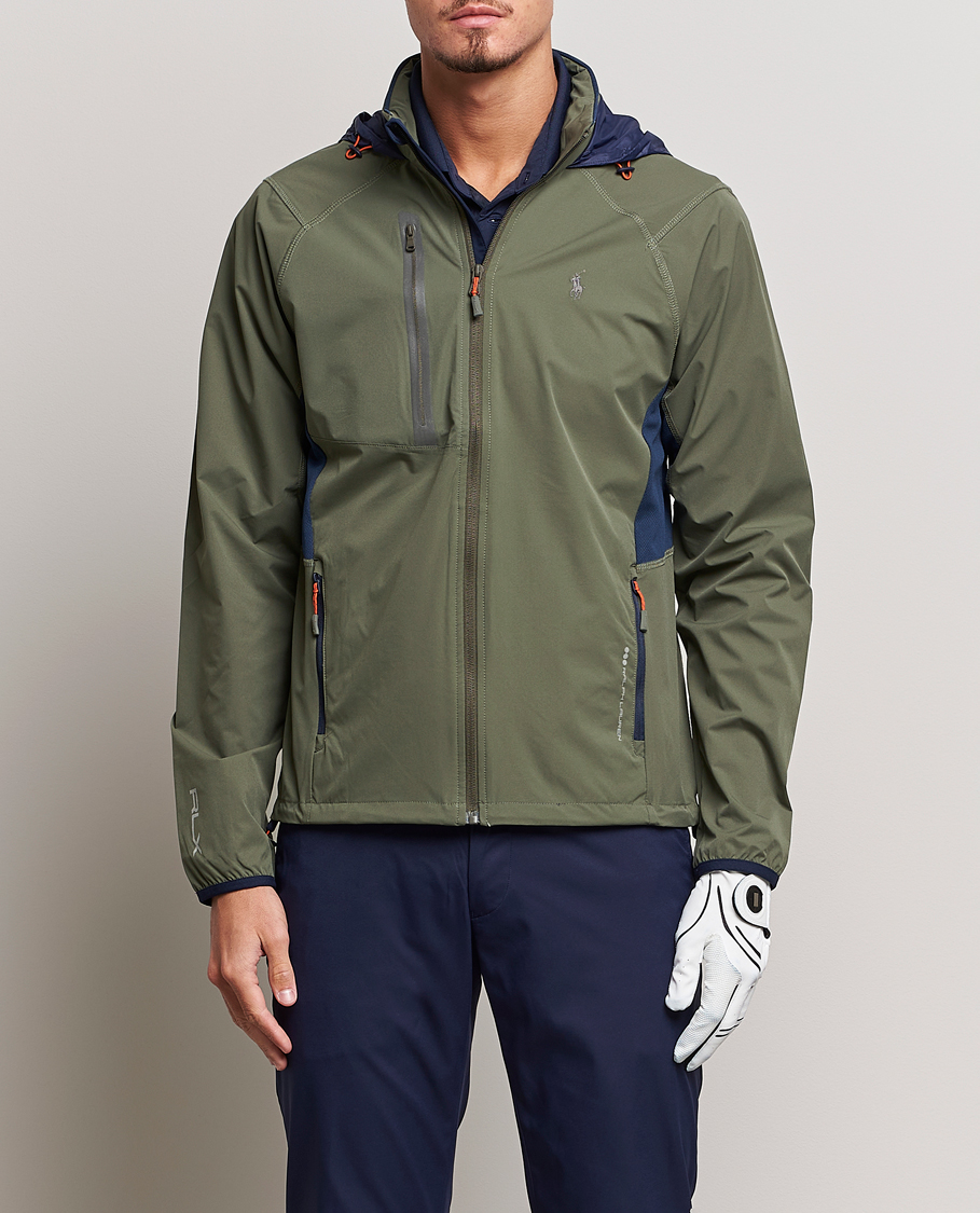 Herre | Jakker | RLX Ralph Lauren | Nylon Windbreaker Fossil Green