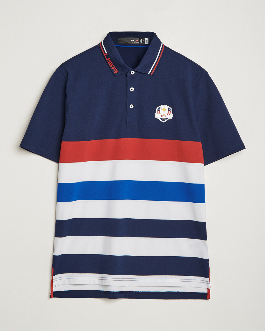 Herre | Polotrøjer | RLX Ralph Lauren | Ryder Cup Stripe Pique French Navy/Multi