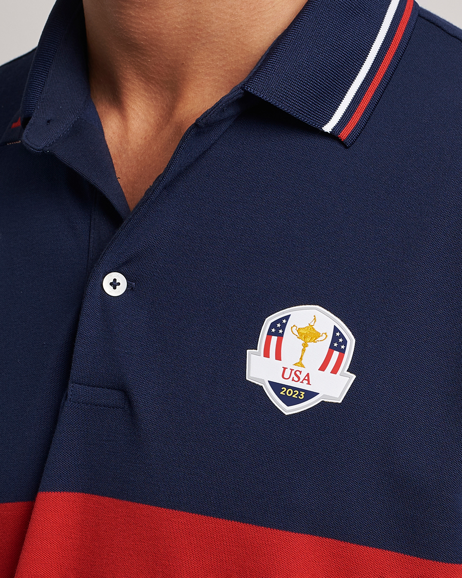 Herre | Polotrøjer | RLX Ralph Lauren | Ryder Cup Stripe Pique French Navy/Multi