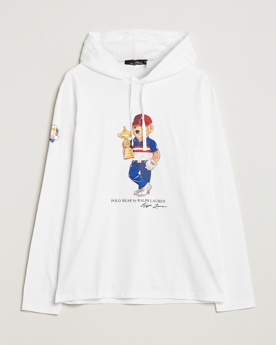 Herre | Trøjer | RLX Ralph Lauren | Ryder Cup Bear Hoodie Pure White