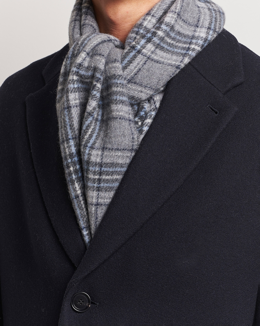 Herre | Polo Ralph Lauren Wool Checked Scarf Grey | Polo Ralph Lauren | Wool Checked Scarf Grey