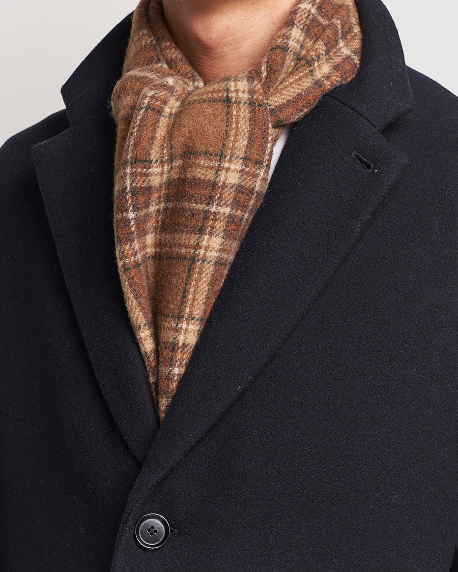 Herre | Polo Ralph Lauren Wool Checked Scarf Camel/Brown | Polo Ralph Lauren | Wool Checked Scarf Camel/Brown