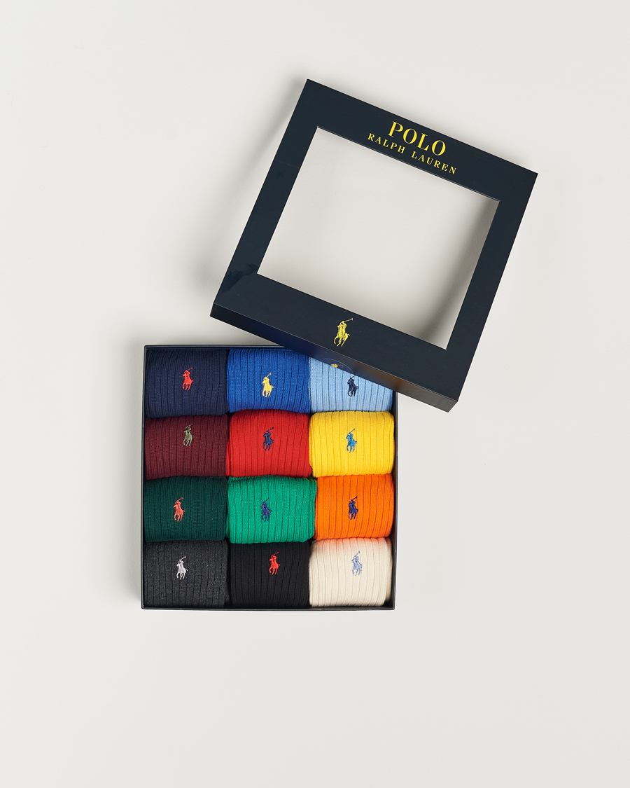 Herre | Undertøj | Polo Ralph Lauren | 12-Pack Cotton Crew Socks Multi