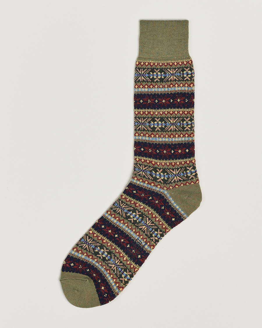 Herre | Undertøj | Polo Ralph Lauren | Wool Fairisle Socks Loden