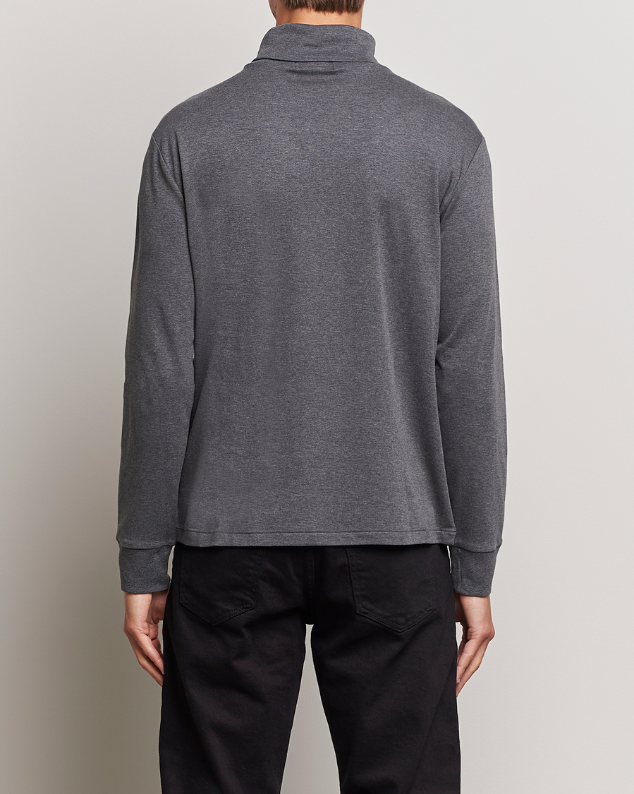 Herre | Trøjer | Polo Ralph Lauren | Luxury Pima Cotton Rollneck Barclay Heather