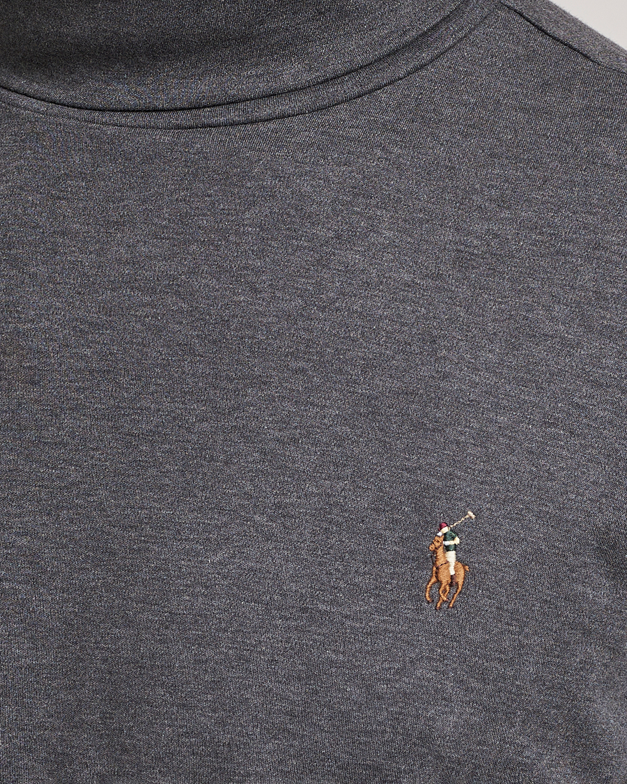 Herre | Trøjer | Polo Ralph Lauren | Luxury Pima Cotton Rollneck Barclay Heather
