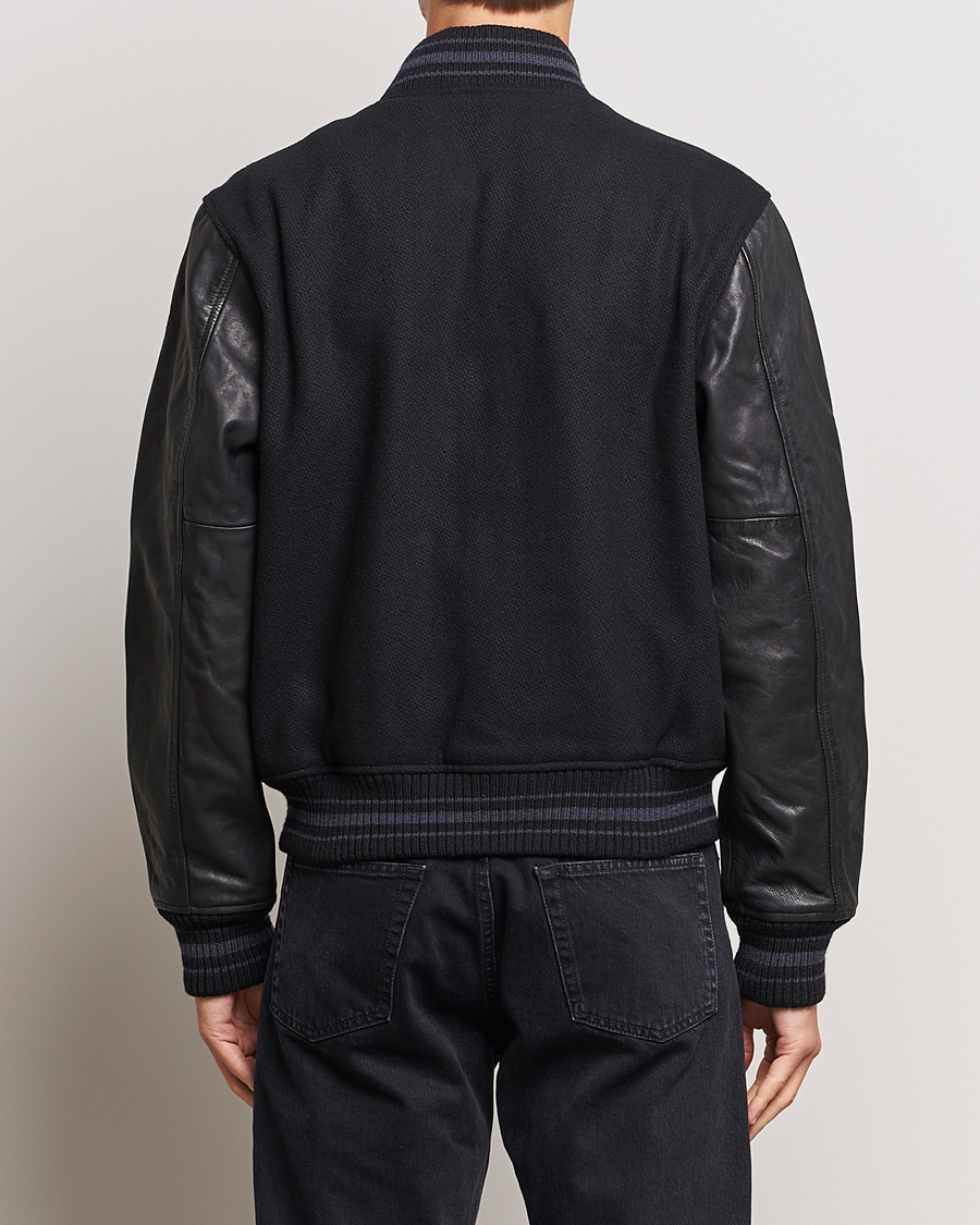Herre | Jakker | Polo Ralph Lauren | Varsity Lined Bomber Jacket Black