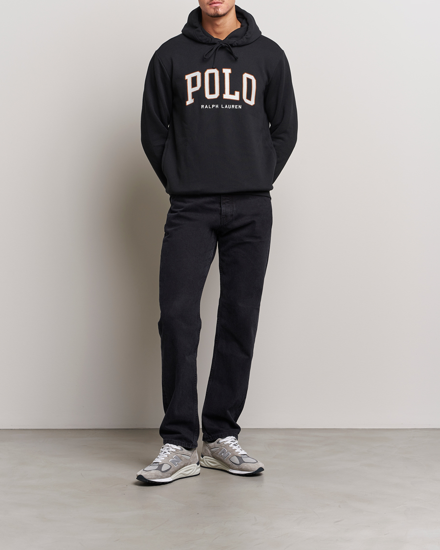 Herre | Trøjer | Polo Ralph Lauren | RL Fleece Logo Hoodie Black