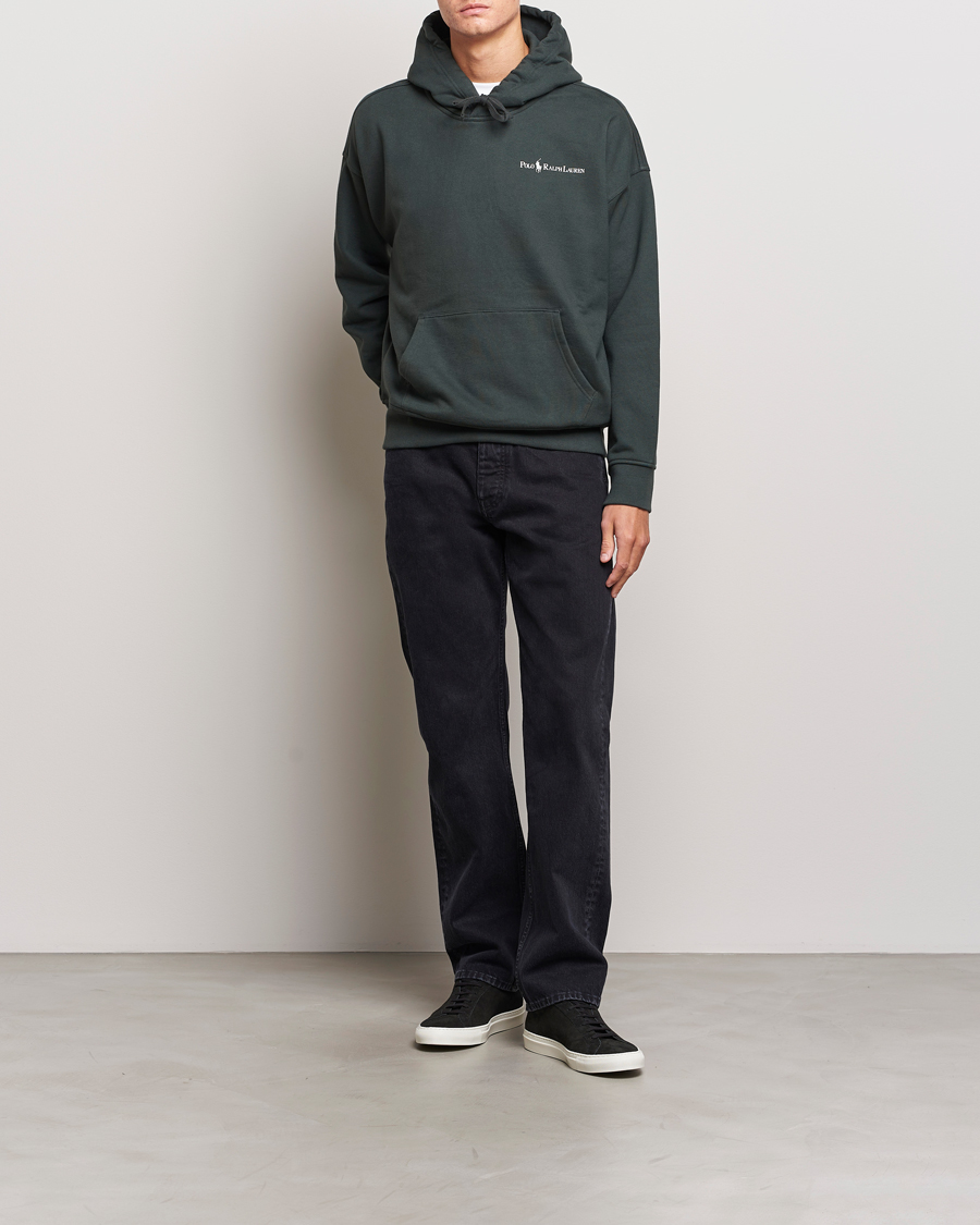 Herre | Trøjer | Polo Ralph Lauren | Logo Hoodie Faded Black