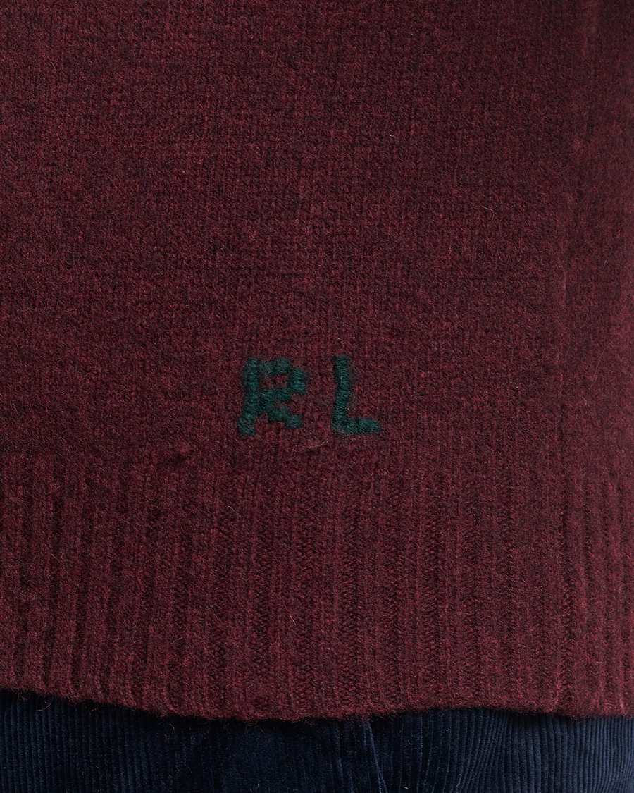 Herre | Trøjer | Polo Ralph Lauren | Wool/Cashmere Knitted Bear Sweater Aged Wine Heather