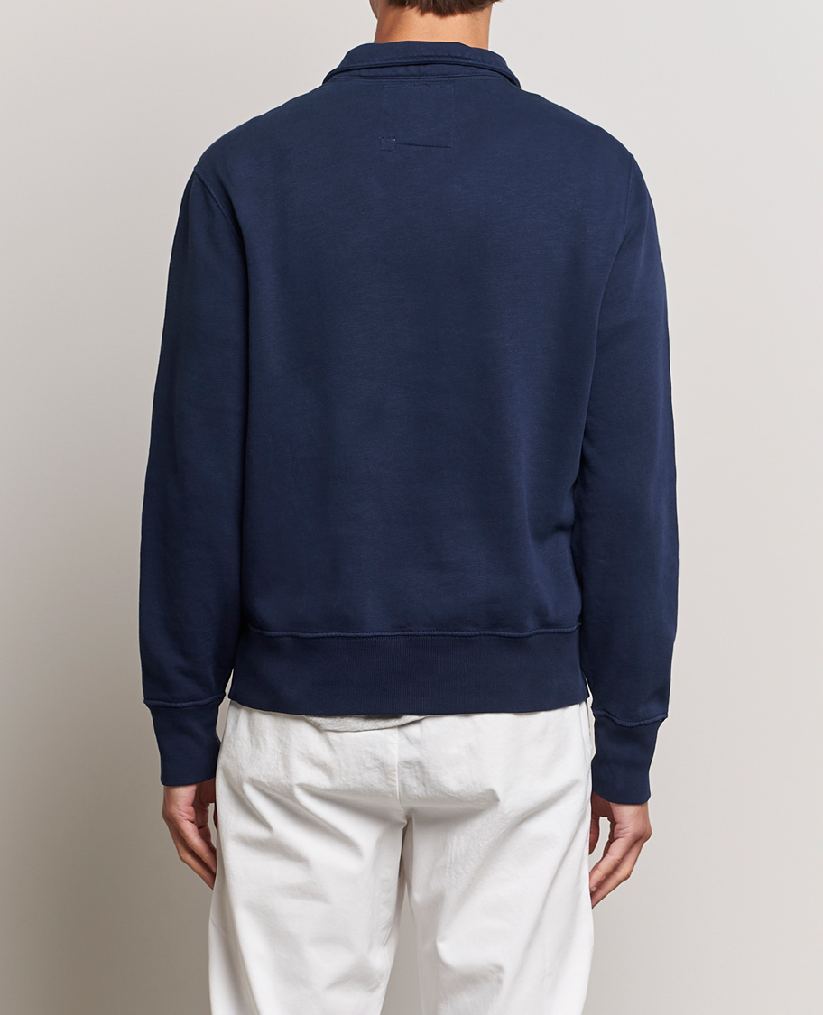 Herre | Trøjer | Polo Ralph Lauren | Logo Cotton Half Zip Cruise Navy