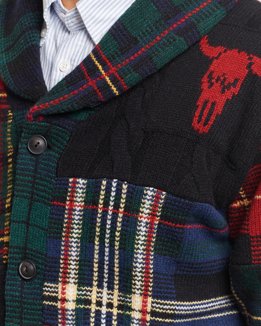 Herre | Trøjer | Polo Ralph Lauren | Wool Patchwork Cardigan Multi