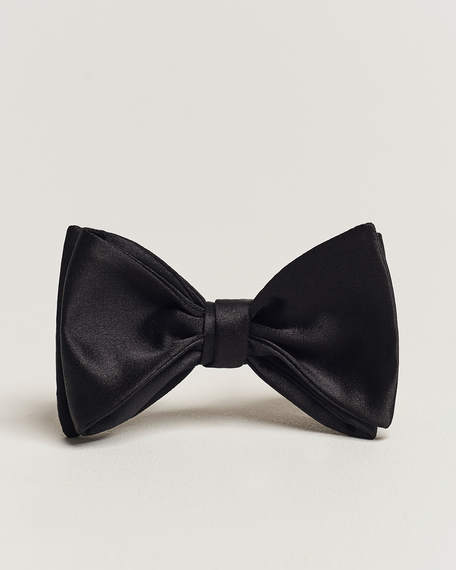 Herre | Polo Ralph Lauren Silk Self Tie Bow Tie Black | Polo Ralph Lauren | Silk Self Tie Bow Tie Black