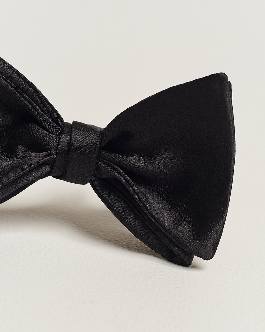 Herre | Polo Ralph Lauren Silk Self Tie Bow Tie Black | Polo Ralph Lauren | Silk Self Tie Bow Tie Black