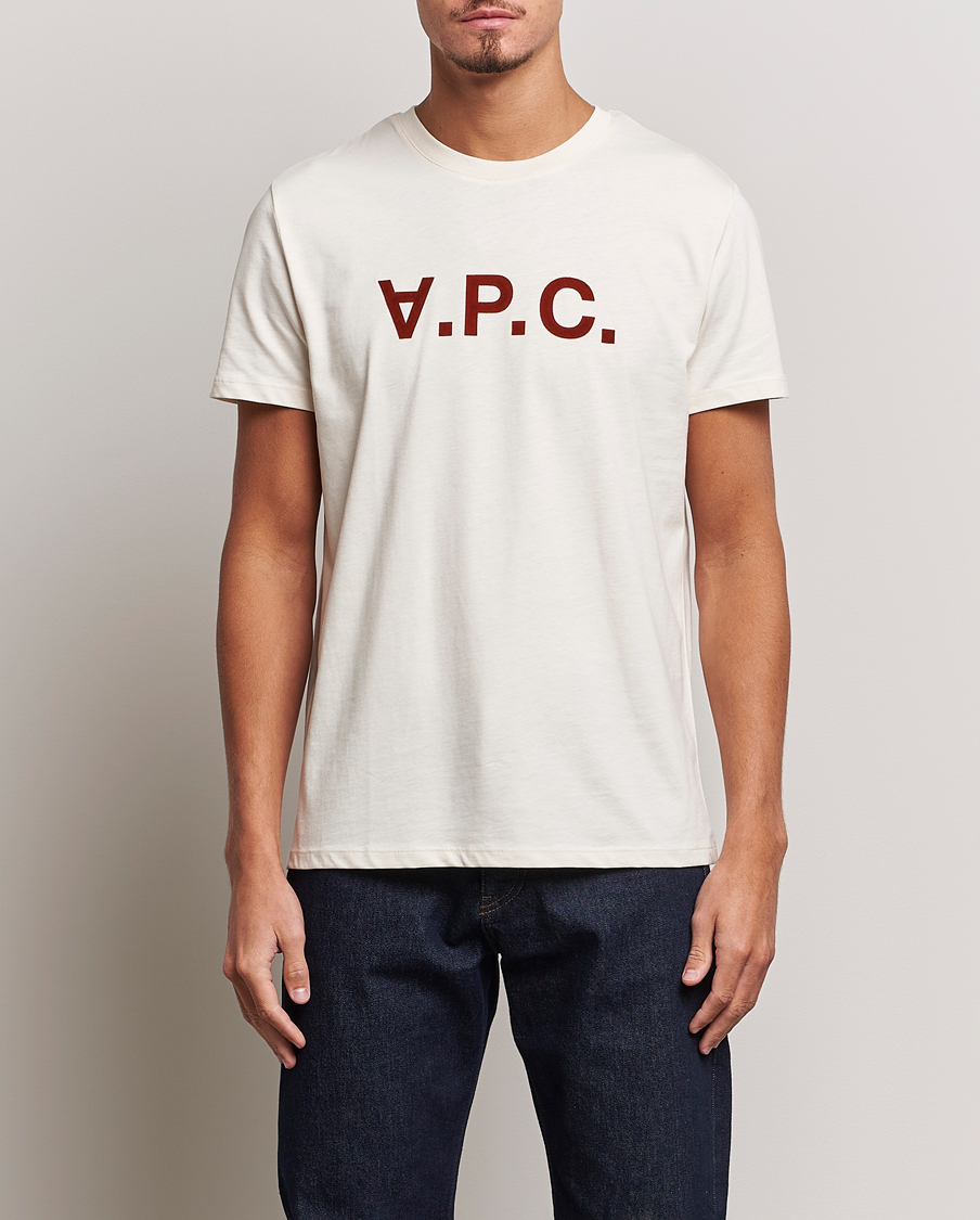 Herre | Kortærmede t-shirts | A.P.C. | VPC T-Shirt Off White