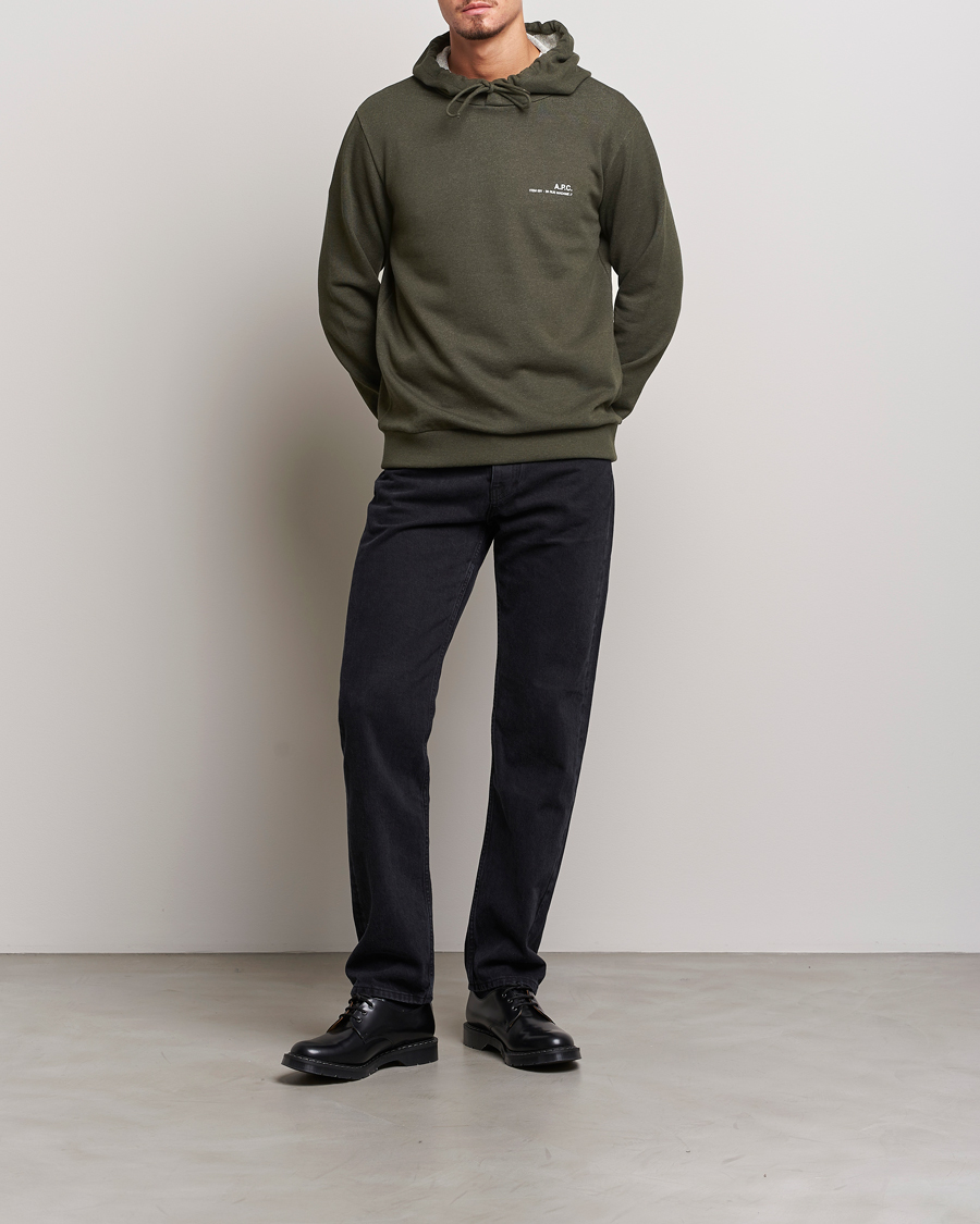 Herre | Trøjer | A.P.C. | Item Hoodie Kaki Chine