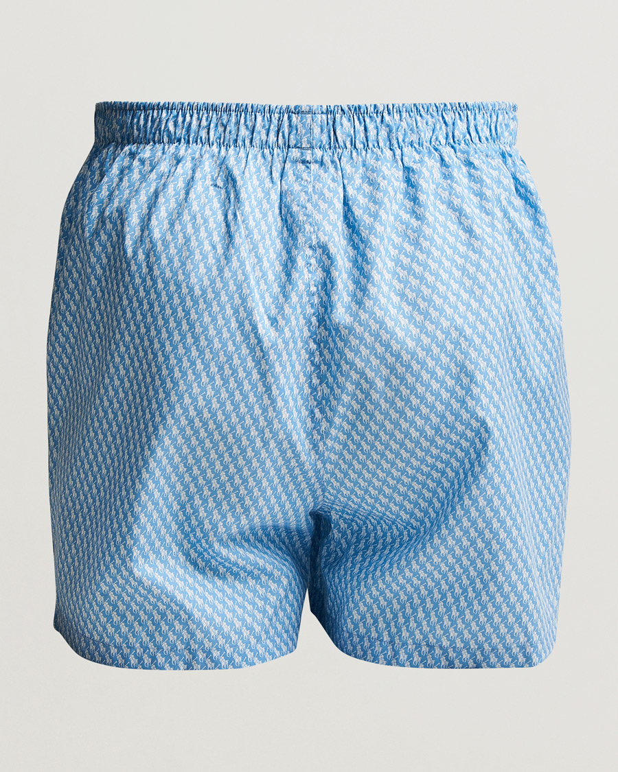 Herre | Undertøj | Polo Ralph Lauren | 3-Pack Woven Boxer Blue