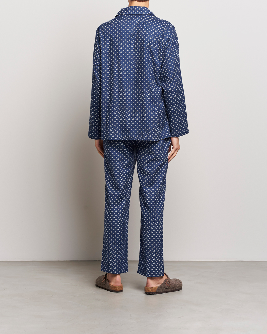 Herre | Pyjamas | Polo Ralph Lauren | Flannel Paisley Pyjama Set Navy