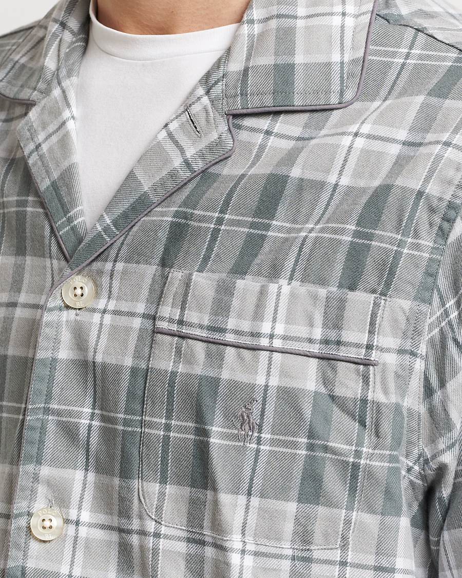 Herre | Pyjamas & Morgenkåber | Polo Ralph Lauren | Flannel Checked Pyjama Set Grey