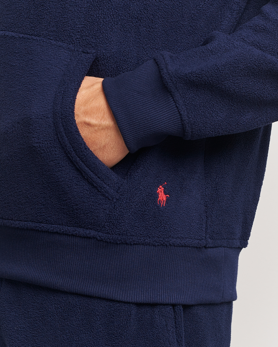 Herre | Trøjer | Polo Ralph Lauren | Recycled Fleece Lightweight Hoodie Cruise Navy