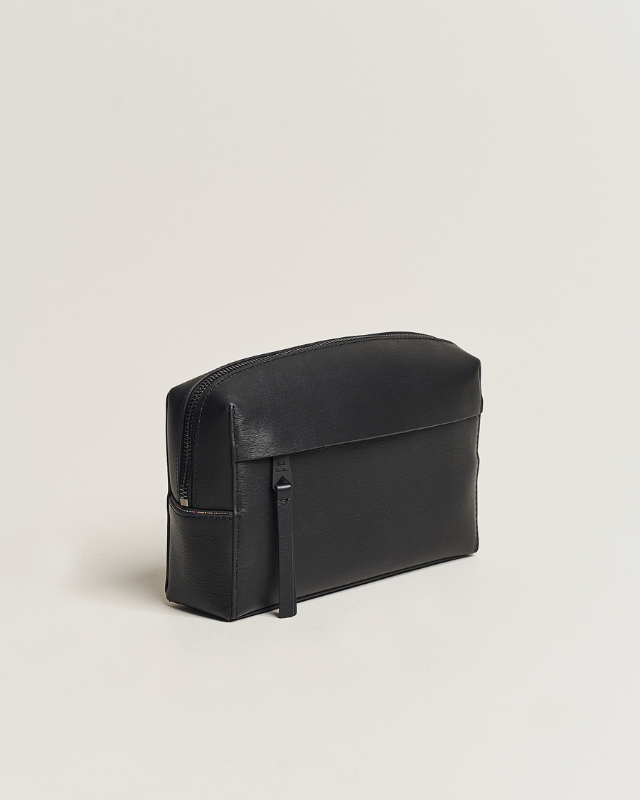 Herre | Toilettasker | Paul Smith | Leather Washbag Black