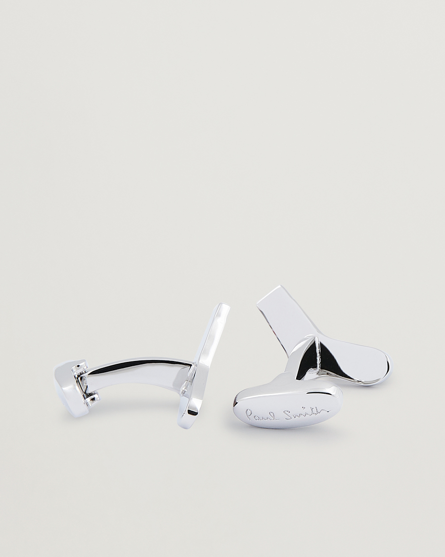 Herre | Paul Smith Artist Stripe Cufflink Silver | Paul Smith | Artist Stripe Cufflink Silver