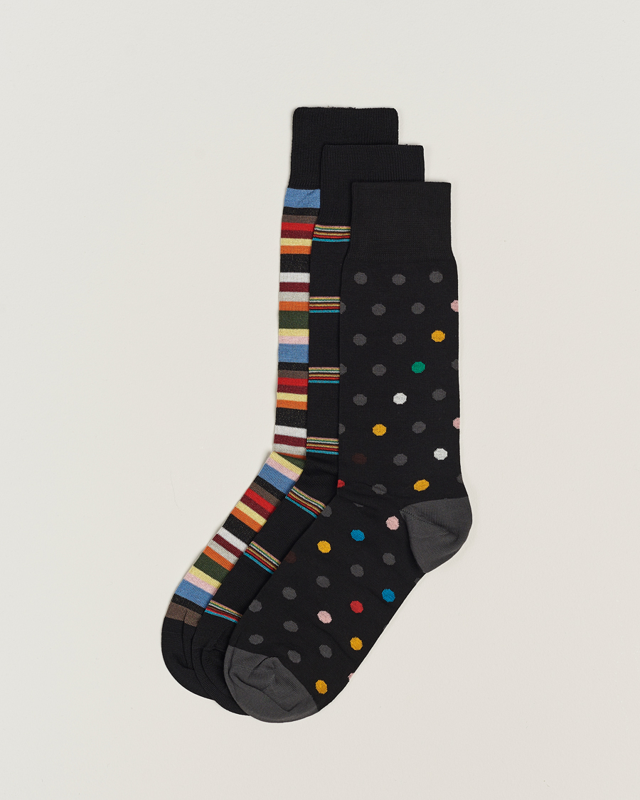 Herre | Undertøj | Paul Smith | 3-Pack Signature Tipping Socks Multi