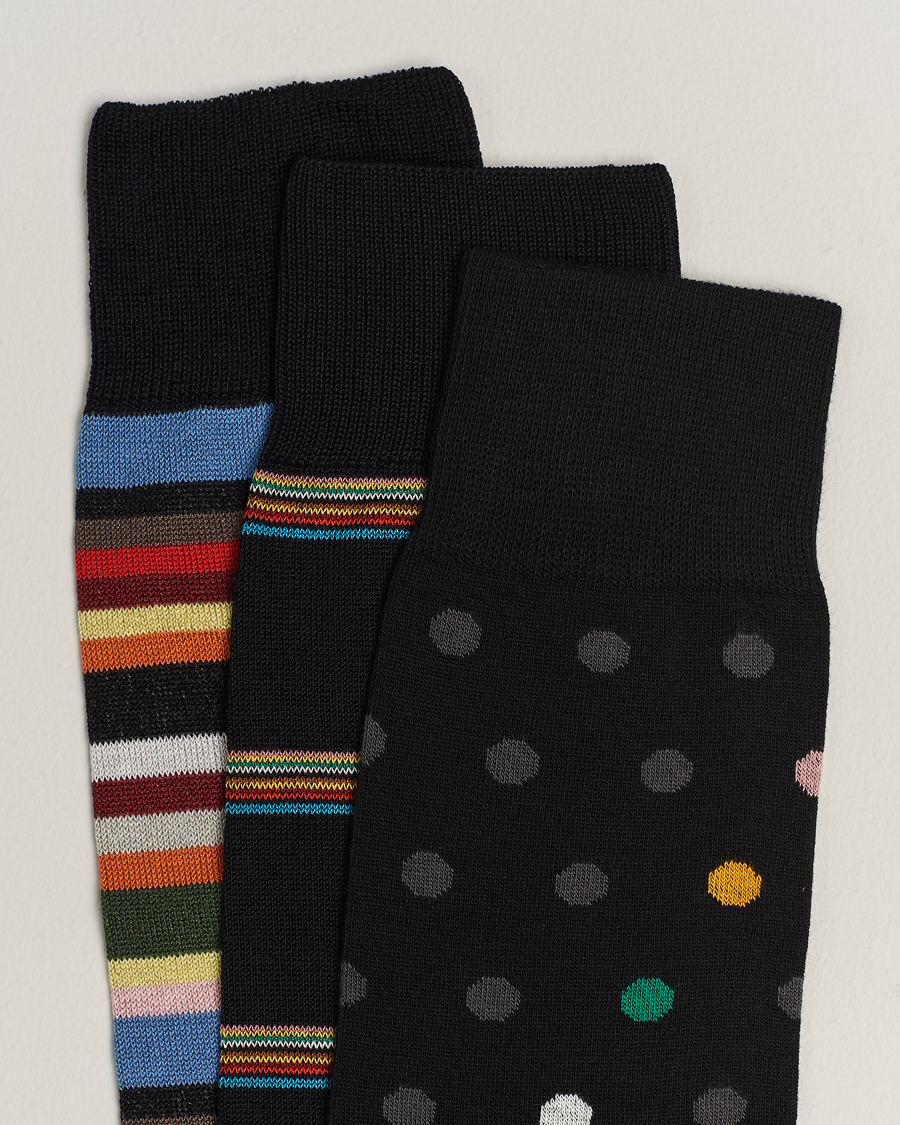 Herre |  | Paul Smith | 3-Pack Signature Tipping Socks Multi