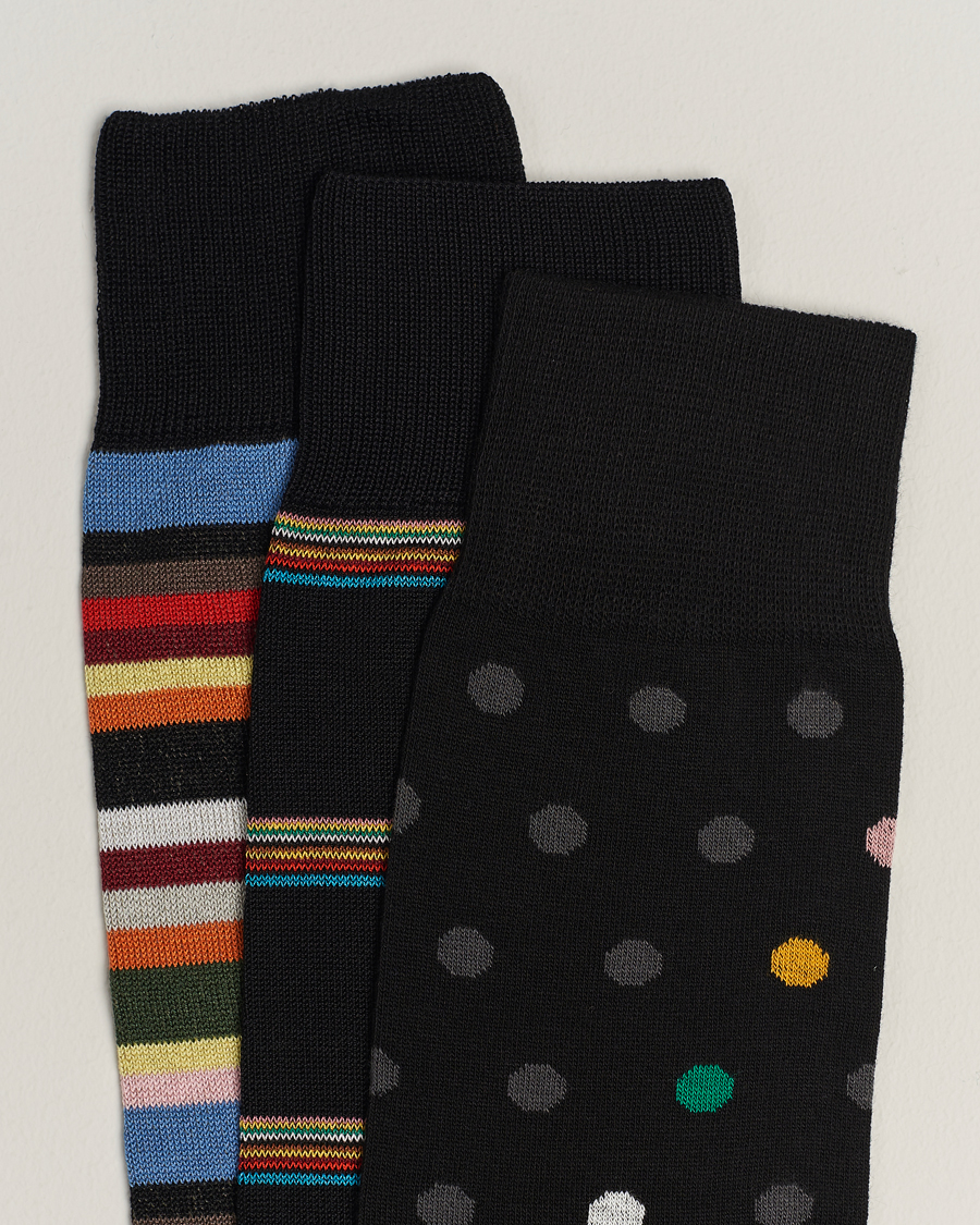 Herre | Undertøj | Paul Smith | 3-Pack Signature Tipping Socks Multi