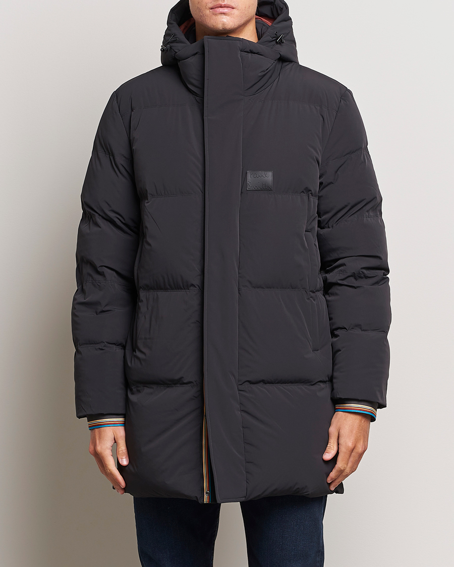 Herre | Jakker | Paul Smith | Hooded Down Coat Black