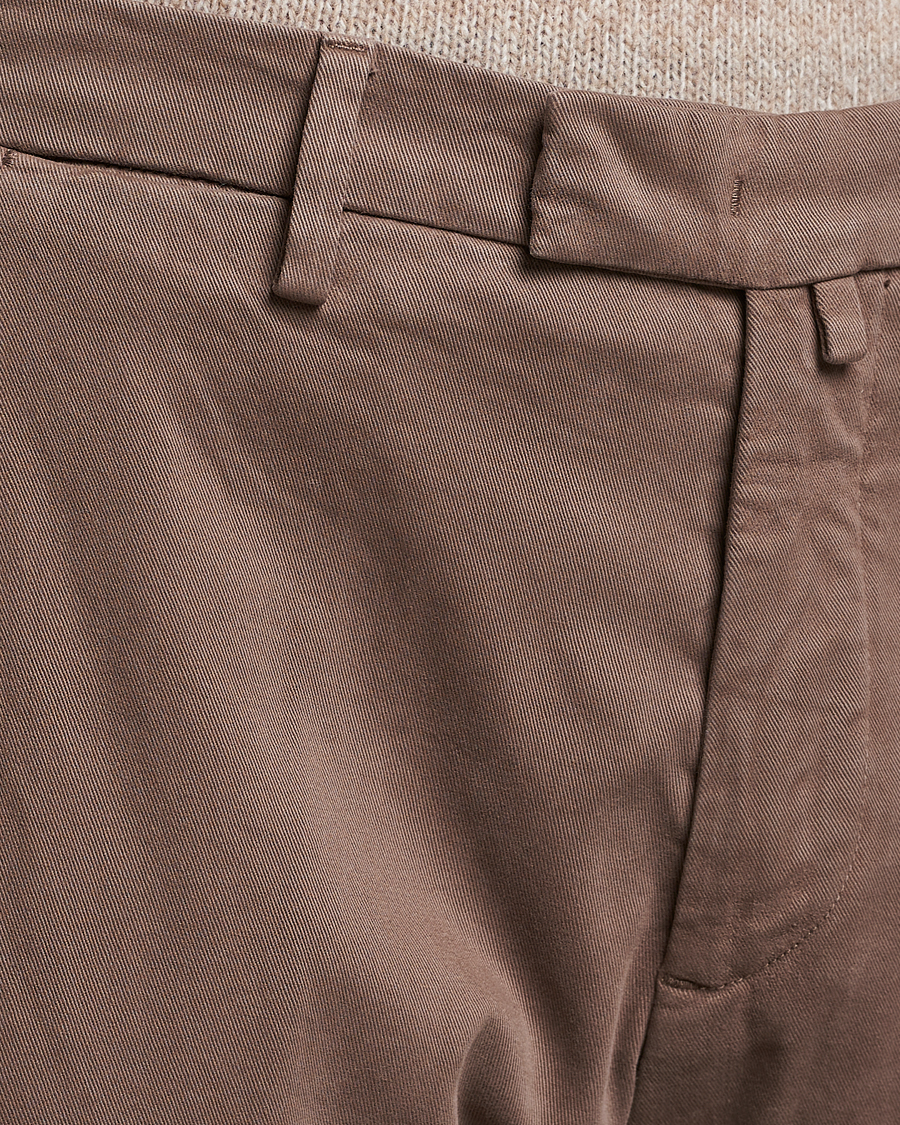 Herre | Bukser | Briglia 1949 | Slim Fit Cotton Stretch Chino Taupe