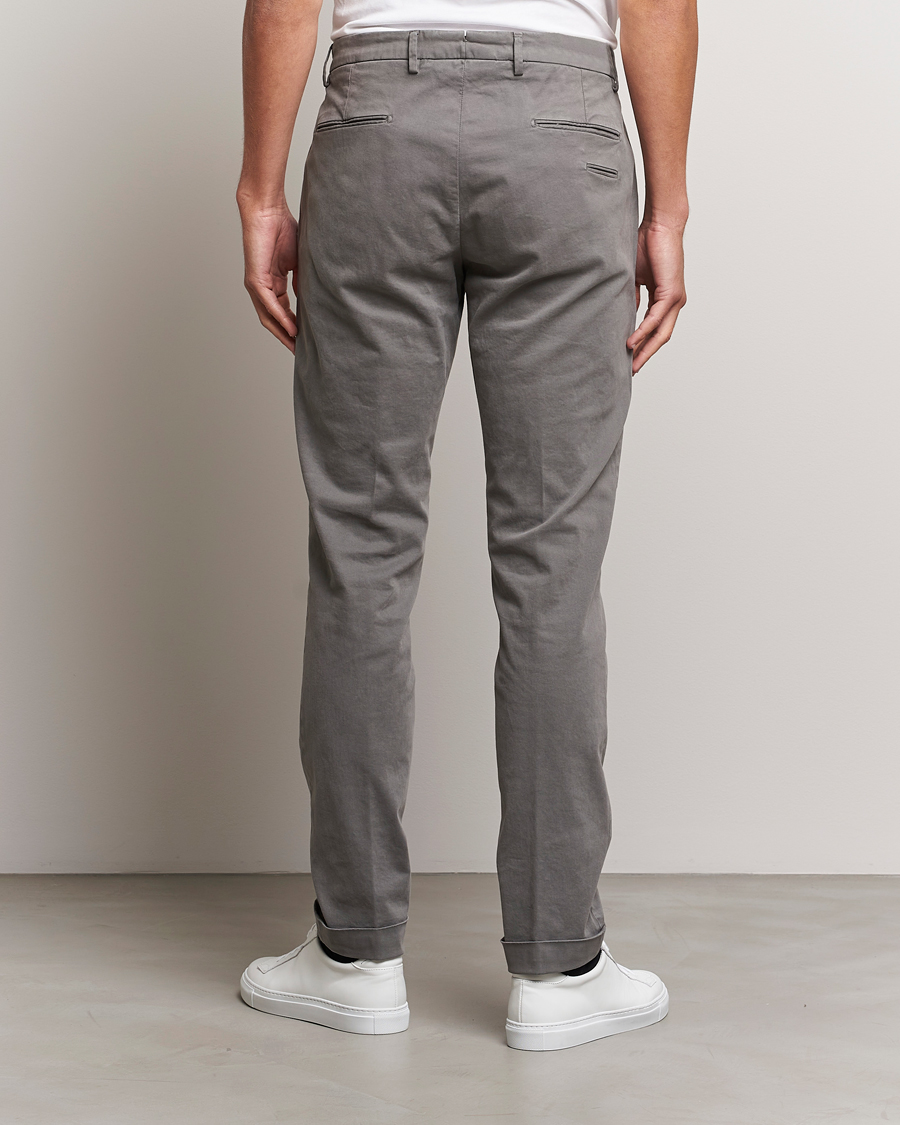 Herre | Bukser | Briglia 1949 | Slim Fit Cotton Stretch Chino Grey