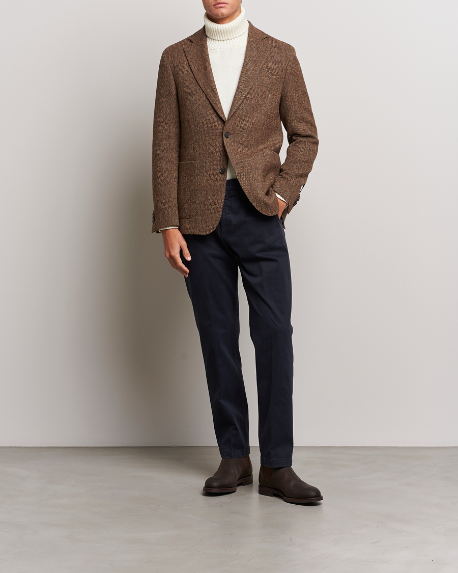 Herre | Bukser | Briglia 1949 | Soho Tailored Easy Fit Chino Navy