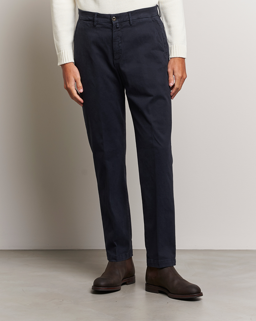 Herre | Chinos | Briglia 1949 | Soho Tailored Easy Fit Chino Navy