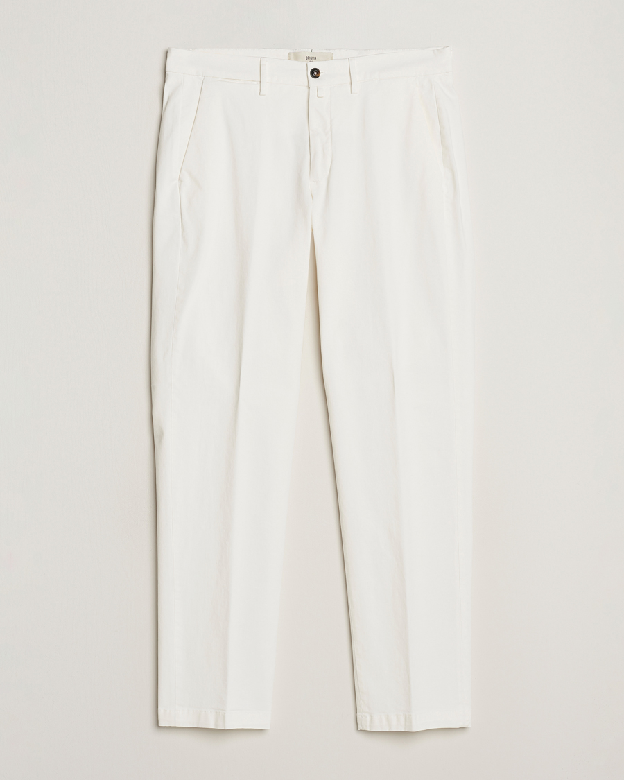 Herre | Bukser | Briglia 1949 | Soho Tailored Easy Fit Chino Off White